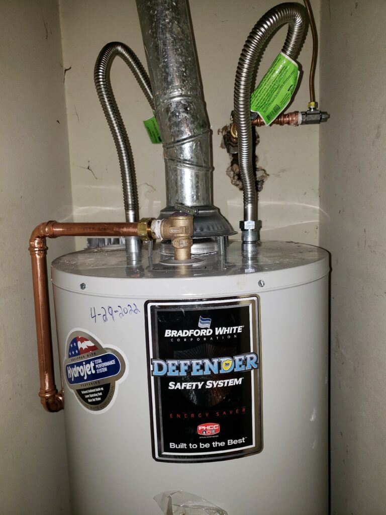 water heater installation