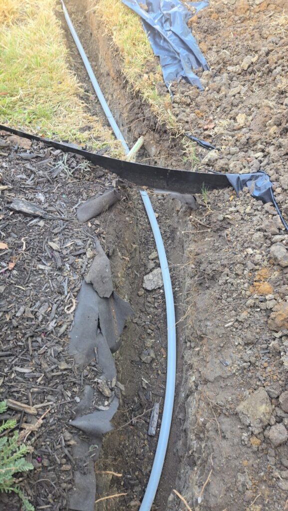 DFW plumber yard water leak repair