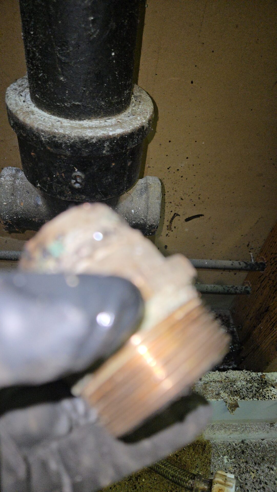rusted cast iron pipe corrosion Mesquite TX