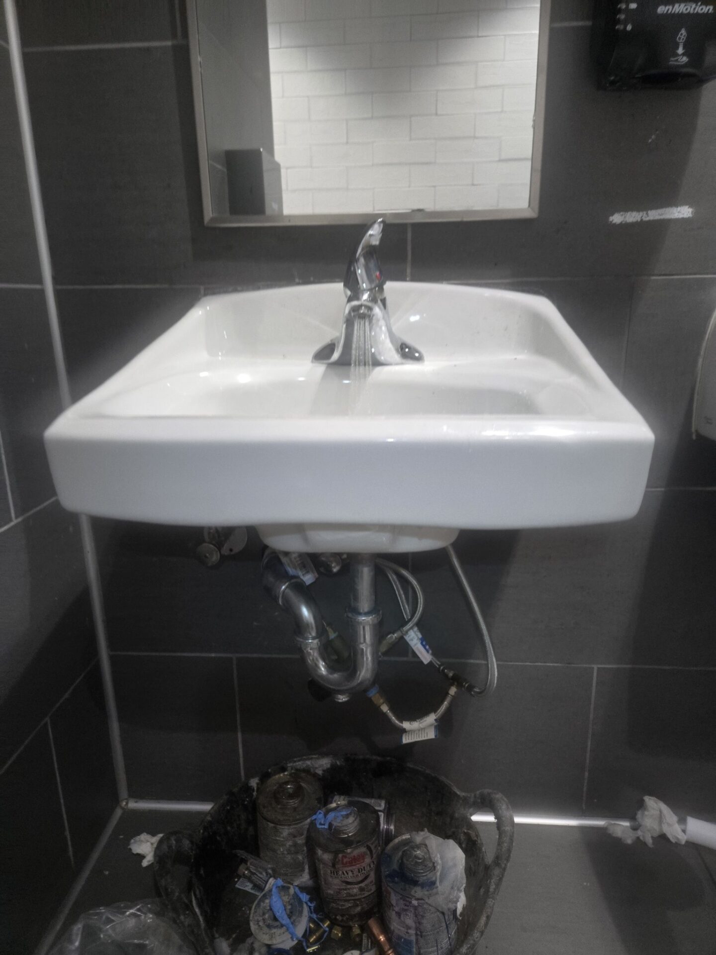Mesquite TX plumber bathroom sink install